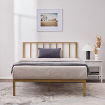 Gold bed shop frame wayfair